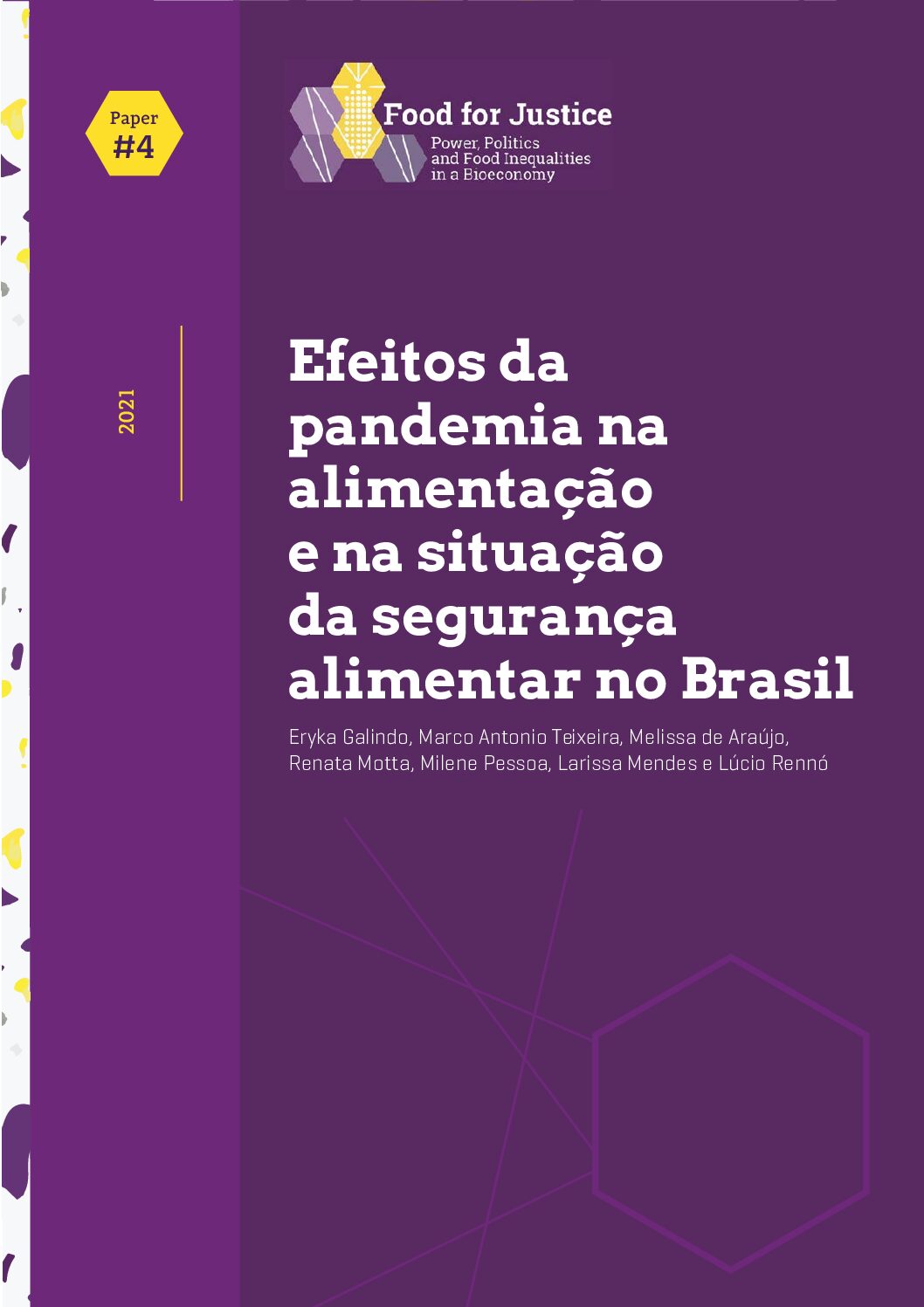 Efeitos da pandemia na alimentação e na situação da segurança alimentar no Brasil